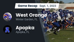 Recap: West Orange  vs. Apopka  2023