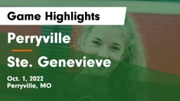 Perryville  vs Ste. Genevieve  Game Highlights - Oct. 1, 2022