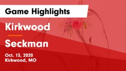 Kirkwood  vs Seckman  Game Highlights - Oct. 13, 2020