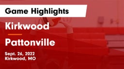 Kirkwood  vs Pattonville  Game Highlights - Sept. 26, 2022