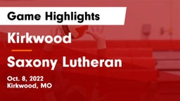 Kirkwood  vs Saxony Lutheran  Game Highlights - Oct. 8, 2022