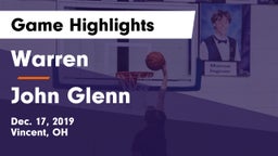 Warren  vs John Glenn  Game Highlights - Dec. 17, 2019