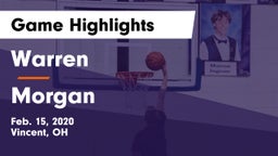 Warren  vs Morgan  Game Highlights - Feb. 15, 2020