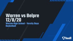 Highlight of Warren vs Belpre 12/8/20