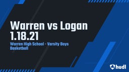 Warren basketball highlights Warren vs Logan 1.18.21