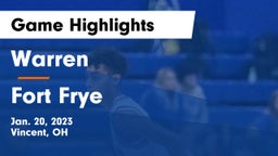 Warren  vs Fort Frye  Game Highlights - Jan. 20, 2023