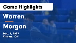 Warren  vs Morgan  Game Highlights - Dec. 1, 2023