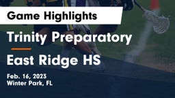 Trinity Preparatory  vs East Ridge HS Game Highlights - Feb. 16, 2023