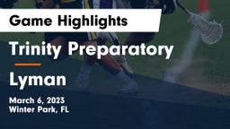 Trinity Preparatory  vs Lyman  Game Highlights - March 6, 2023