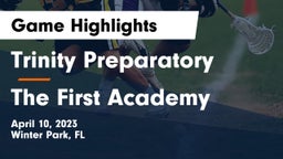Trinity Preparatory  vs The First Academy Game Highlights - April 10, 2023