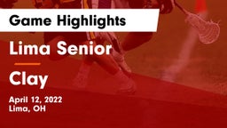 Lima Senior  vs Clay  Game Highlights - April 12, 2022