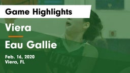 Viera  vs Eau Gallie  Game Highlights - Feb. 16, 2020