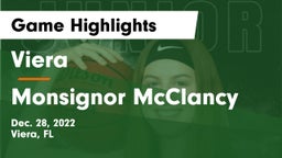 Viera  vs Monsignor McClancy Game Highlights - Dec. 28, 2022