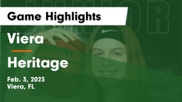 Viera  vs Heritage  Game Highlights - Feb. 3, 2023