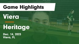 Viera  vs Heritage  Game Highlights - Dec. 14, 2023