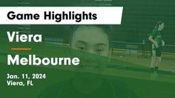 Viera  vs Melbourne  Game Highlights - Jan. 11, 2024