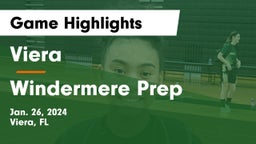 Viera  vs Windermere Prep  Game Highlights - Jan. 26, 2024