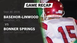 Recap: Basehor-Linwood  vs. Bonner Springs  2016