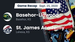 Recap: Basehor-Linwood  vs. St. James Academy  2020