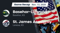 Recap: Basehor-Linwood  vs. St. James Academy  2020