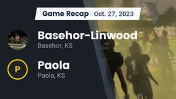 Recap: Basehor-Linwood  vs. Paola  2023
