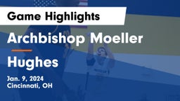 Archbishop Moeller  vs Hughes  Game Highlights - Jan. 9, 2024
