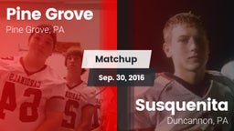 Matchup: Pine Grove High vs. Susquenita  2016