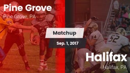 Matchup: Pine Grove High vs. Halifax  2017