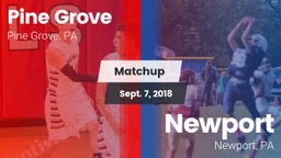 Matchup: Pine Grove High vs. Newport  2018