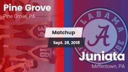 Matchup: Pine Grove High vs. Juniata  2018