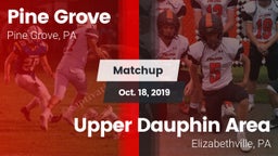 Matchup: Pine Grove High vs. Upper Dauphin Area  2019