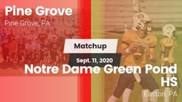 Matchup: Pine Grove High vs. Notre Dame Green Pond HS 2020