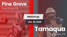 Matchup: Pine Grove High vs. Tamaqua  2020