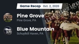 Recap: Pine Grove  vs. Blue Mountain  2020