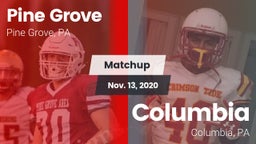Matchup: Pine Grove High vs. Columbia  2020
