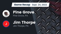 Recap: Pine Grove  vs. Jim Thorpe  2022