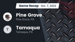 Recap: Pine Grove  vs. Tamaqua  2022