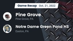 Recap: Pine Grove  vs. Notre Dame Green Pond HS 2022