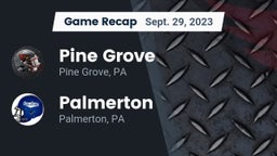 Recap: Pine Grove  vs. Palmerton  2023
