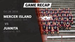 Recap: Mercer Island  vs. Juanita  2016