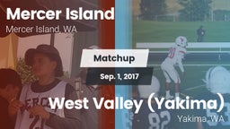 Matchup: Mercer Island HS vs. West Valley  (Yakima) 2017