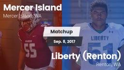 Matchup: Mercer Island HS vs. Liberty  (Renton) 2017
