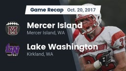Recap: Mercer Island  vs. Lake Washington  2017