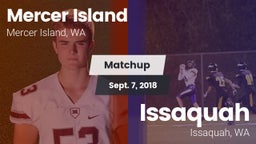 Matchup: Mercer Island HS vs. Issaquah  2018