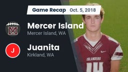 Recap: Mercer Island  vs. Juanita  2018