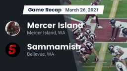 Recap: Mercer Island  vs. Sammamish  2021