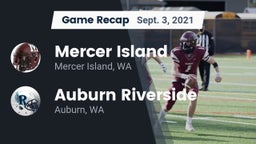 Recap: Mercer Island  vs. 	Auburn Riverside  2021