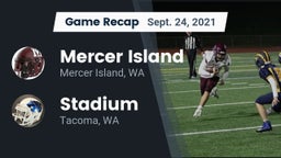 Recap: Mercer Island  vs. Stadium  2021
