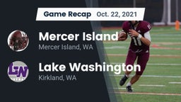 Recap: Mercer Island  vs. Lake Washington  2021