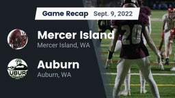 Recap: Mercer Island  vs. Auburn  2022